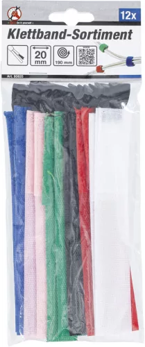 BGS DIY Tépőzár szalag, 12 részes MSZ: 37189 (BGS 80825)