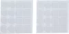 BGS DIY Filc alátét, fehér, 32 részes (BGS 80860)