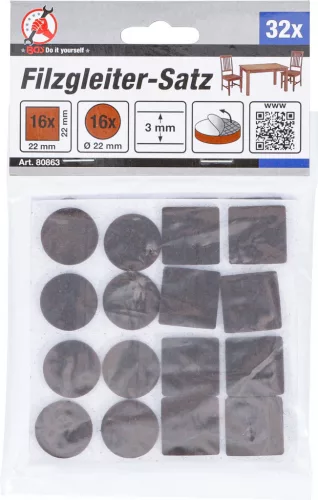 BGS DIY Tapadó korong, barna, 32 részes (BGS 80863)
