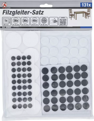 BGS DIY 131 részes filc alátét választék (BGS 80865)