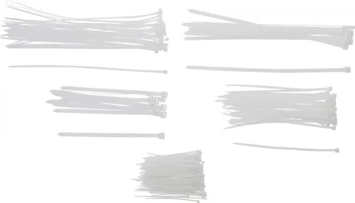 BGS technic 250 részes kötegelő készlet fehér, különböző méretekben (BGS 80874)