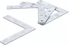 BGS DIY 4 db-os acél konzol készlet, 100x100x15 mm (BGS 80923)