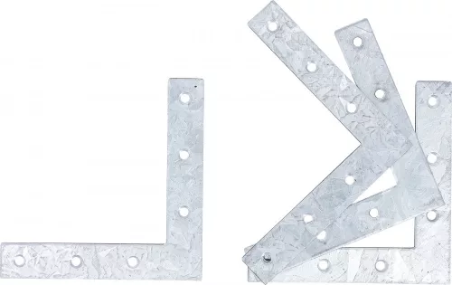 BGS DIY 4 db-os acél konzol készlet, 100x100x15 mm (BGS 80923)