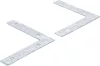 BGS DIY 2 db L-alakú lapos vas konzol 150x150x2 mm (BGS 80925)