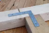 BGS DIY 2 db L-alakú lapos vas konzol 150x150x2 mm (BGS 80925)