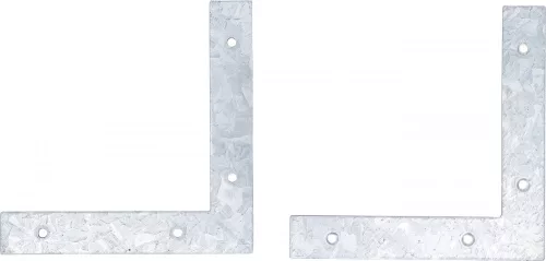 BGS DIY 2 db L-alakú lapos vas konzol 150x150x2 mm (BGS 80925)