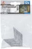 BGS DIY Acél konzol készlet, 40 x 40 x 15 mm, 12 db-os (BGS 80944)