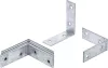 BGS DIY 8 db acél sarok konzol szett 60x60x20 mm (BGS 80945)