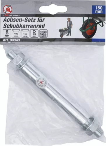 BGS DIY Tengely szerszám- és kézikocsik kerekéhez, Ø 20 mm (BGS 80949)