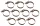 BGS technic Inox csőbilincs, 25x40 mm, 10 darab (BGS 8095-25x40)