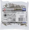 BGS DIY Univerzális csavar T10 (Torx) meghajtással, 3,5 × 30 mm, horganyzott, 250 db (BGS 80992)