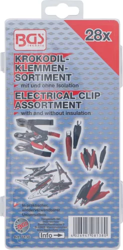 BGS technic Elektromos csíptető készlet 28 részes (BGS 8138)
