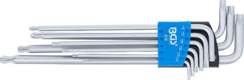 BGS technic Torx készlet " L " profil  | extra hosszú | T-Star (Torxhoz) gömbfejjel T10 - T50 | 9 db. (BGS 819)