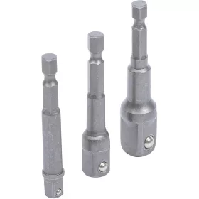   BGS DIY 3 részes adapter készlet fúrókhoz 1/4" - 3/8" - 1/2" (BGS 8204)