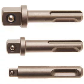   BGS technic 3 részes dugókulcs adapter SDS fúróhoz (BGS 8214)
