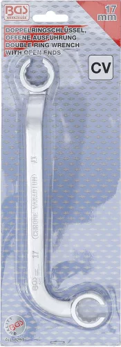 BGS technic Nyílt végű csillagkulcs dízel befecskendező csőhöz, 17mm (BGS 8291)