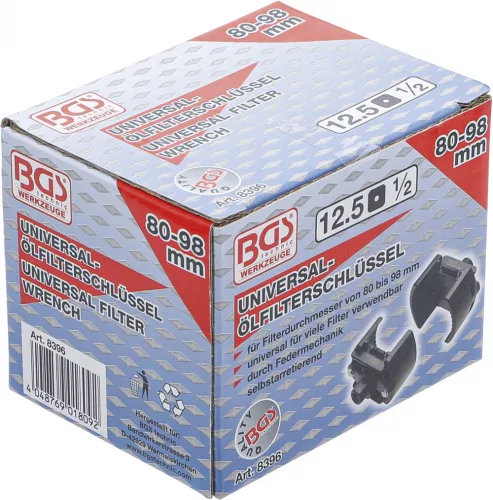 BGS technic Olajszűrő leszedő kulcs univerzális 80-98mm (BGS 8396)