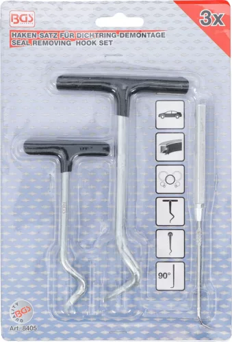 BGS technic Tömítés eltávolító készlet 3 részes (BGS 8405)