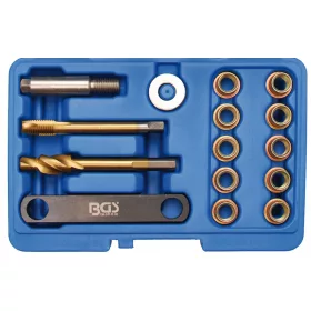   BGS technic Féknyereg menetjavító készlet 15 db-os, M12 x 1.5, VAG (BGS 8408)