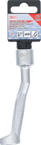 BGS technic Üzemanyag cső szerelő speciális kulcs 17mm, 1/2" BMW, Opel 2.5TD és Mercedes (BGS 8434)