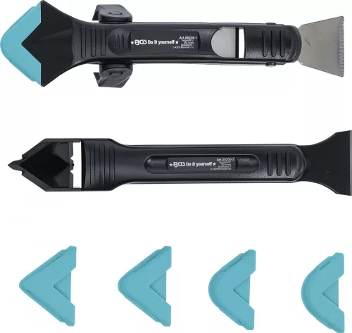 BGS DIY Szililkon fugaeltávolító és spatula készlet | 7 darabos (BGS 85209)