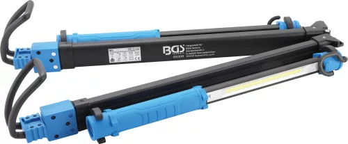 BGS technic Akkus COB LED-es motorháztetőre rögzíthető lámpa szett, feszítőszerkezetes tartóval | 2 COB LED-es kézi munkalámpa (BGS 85306)