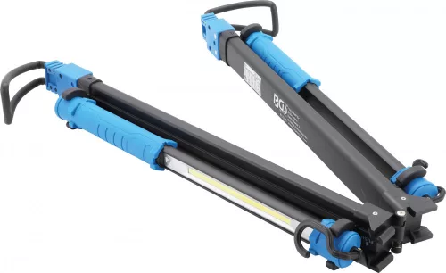 BGS technic Akkus COB LED-es motorháztetőre rögzíthető lámpa szett, feszítőszerkezetes tartóval | 2 COB LED-es kézi munkalámpa (BGS 85306)