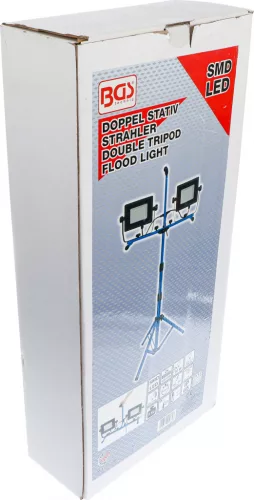 BGS technic Duo-SMD-LED munkalámpa | állvánnyal | 2 x 70 W (BGS 85338)
