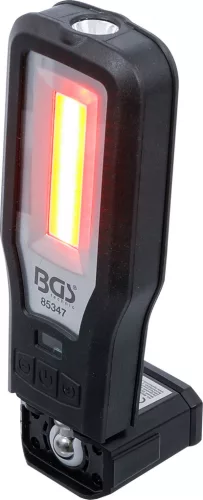 BGS technic COB-LED munkalámpa, összecsukható, töltőállomással (85347)