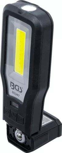 BGS technic COB-LED munkalámpa, összecsukható, töltőállomással (85347)