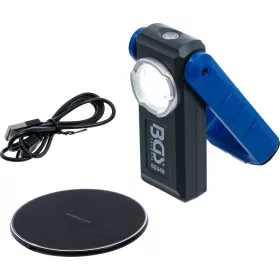   BGS technic COB LED munkalámpa mágnessel és kampóval | összecsukható | induktív töltésfunkcióval (BGS 85348)