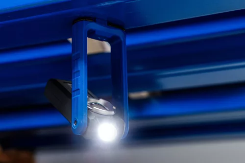 BGS technic COB LED munkalámpa mágnessel és kampóval | összecsukható | induktív töltésfunkcióval (BGS 85348)