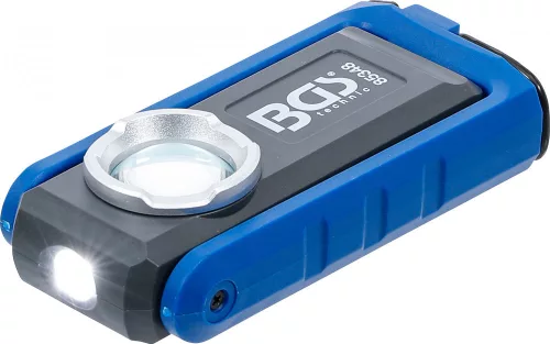 BGS technic COB LED munkalámpa mágnessel és kampóval | összecsukható | induktív töltésfunkcióval (BGS 85348)