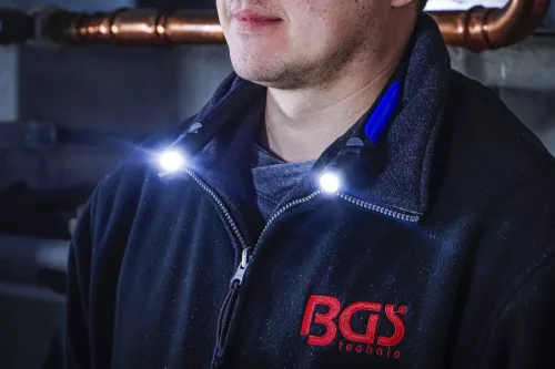 BGS technic Nyakban hordható akkus COB LED munkalámpa (85353)