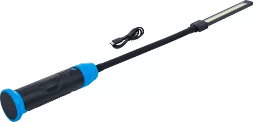 BGS technic COB-LED műhely ellenőrző lámpa | hattyúnyakkal (85354)