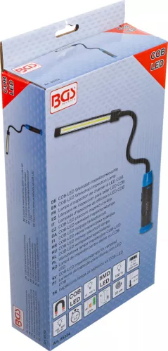 BGS technic COB-LED műhely ellenőrző lámpa | hattyúnyakkal (85354)