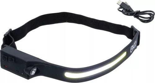 BGS technic COB LED fejlámpa | mozgásérzékelővel (85355)