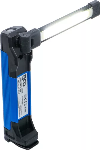 BGS technic Akkus hajlítható LED műhelylámpa 400 lm, 4 W, 2600 mAh, USB-C töltéssel (BGS 85356)