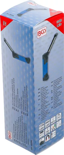 BGS technic Akkus hajlítható LED műhelylámpa 400 lm, 4 W, 2600 mAh, USB-C töltéssel (BGS 85356)