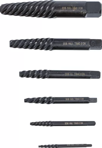 BGS technic Sérült Imbusz és Torx fejű csavar kihajtó készlet, 6 db-os (BGS 8549)
