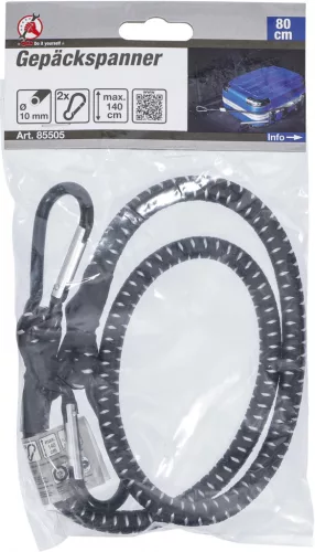 BGS DIY Karabíneres gumipók, 80 - 140cm (BGS 85505)