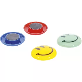   BGS DIY 4 db "Smile" mágnes készlet, Ø 40 mm (BGS 85812)