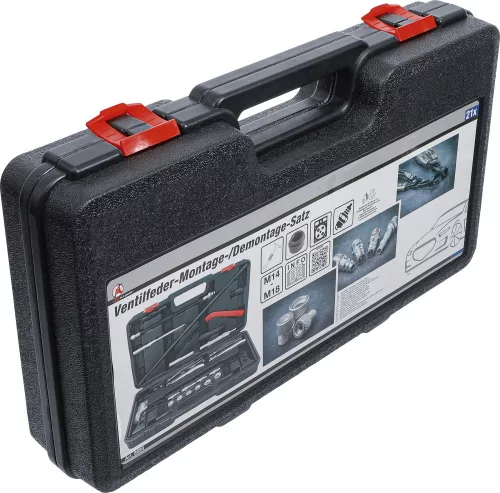 BGS DIY Univerzális szeleprugó összeszerelő / szétszerelő készlet, 21 db-os (BGS 8595)