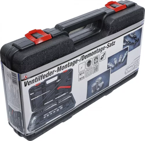 BGS DIY Univerzális szeleprugó összeszerelő / szétszerelő készlet, 21 db-os (BGS 8595)