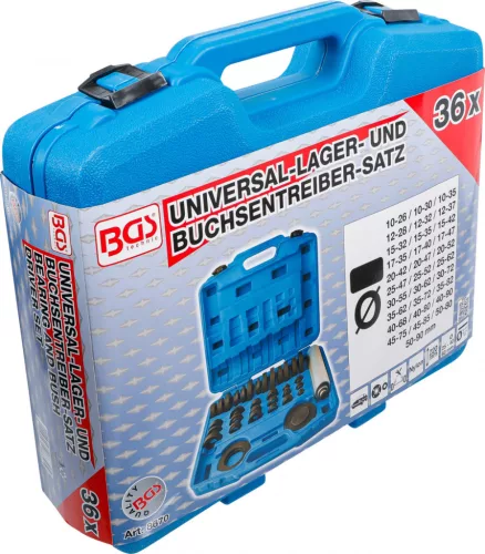 BGS technic 34 darabos csapágy szerelő készlet, műanyag (BGS 8670)