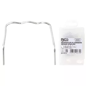   BGS technic Műanyagelem tűzőkapocs készlet | L alakú | Ø 0,6 mm | 100 darabos | a BGS 873 Műanyag javító szetthez (BGS 873-4)