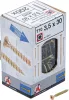 BGS DIY Univerzális csavarok | T-profil (Torx) T10 | 3,5 x 30 mm | 200 db (88001)