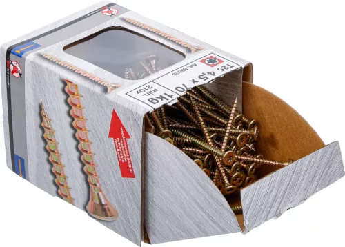 BGS Facsavar Torx T20, süllyesztett fejű, 4,5 × 70 mm, 210 db / 1 kg (BGS 88028)