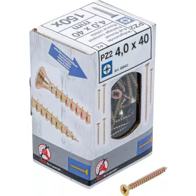   BGS DIY Univerzális csavarok | csillag PZ2 | 4,0 x 40 mm | 150 db (88043)