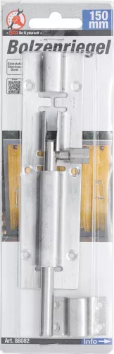 BGS DIY Csapos tolózár | nemesacél | 150 mm (BGS 88082)